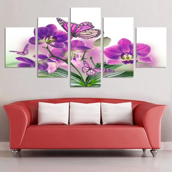 5 Piece wall art picture abstract Modern Wall Painting purple pink flower Home Decorative Art Picture Paint on Canvas Prints
5 Piece wall art picture abstract Modern Wall Painting purple pink flower Home Decorative Art Picture Paint on Canvas Prints