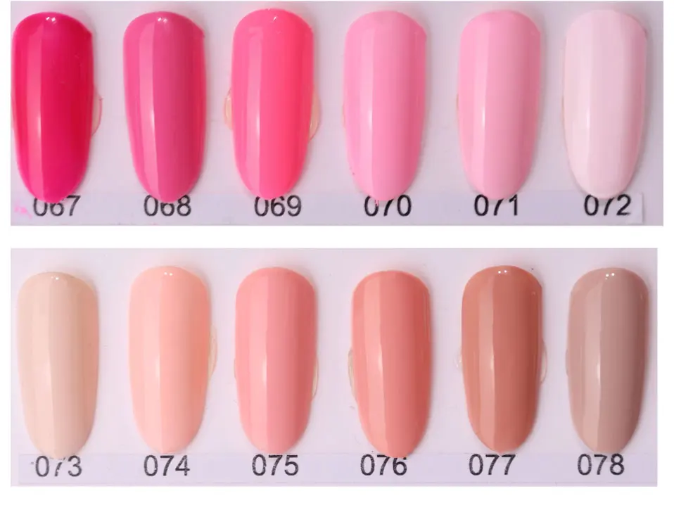 1pc UV LED Light Pink Natural Skin Flower Soak Off UV LED Nail Gel Polish Gels Nail Varnish Nails Lacquer 10ml (3)
