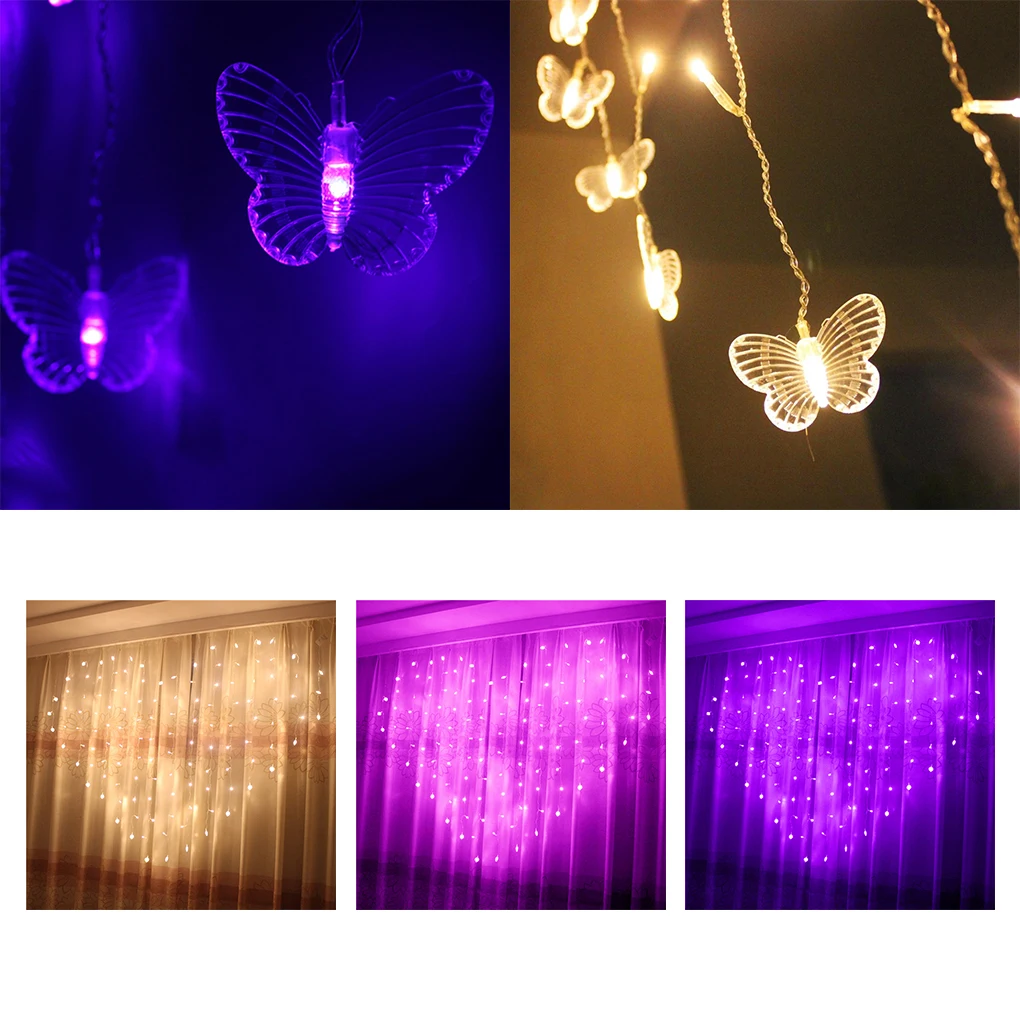 Love Heart/Butterfly Shape Hanging LED Window Curtain String Light Waterproof Home Lamp Series
Love Heart/Butterfly Shape Hanging LED Window Curtain String Light Waterproof Home Lamp Series