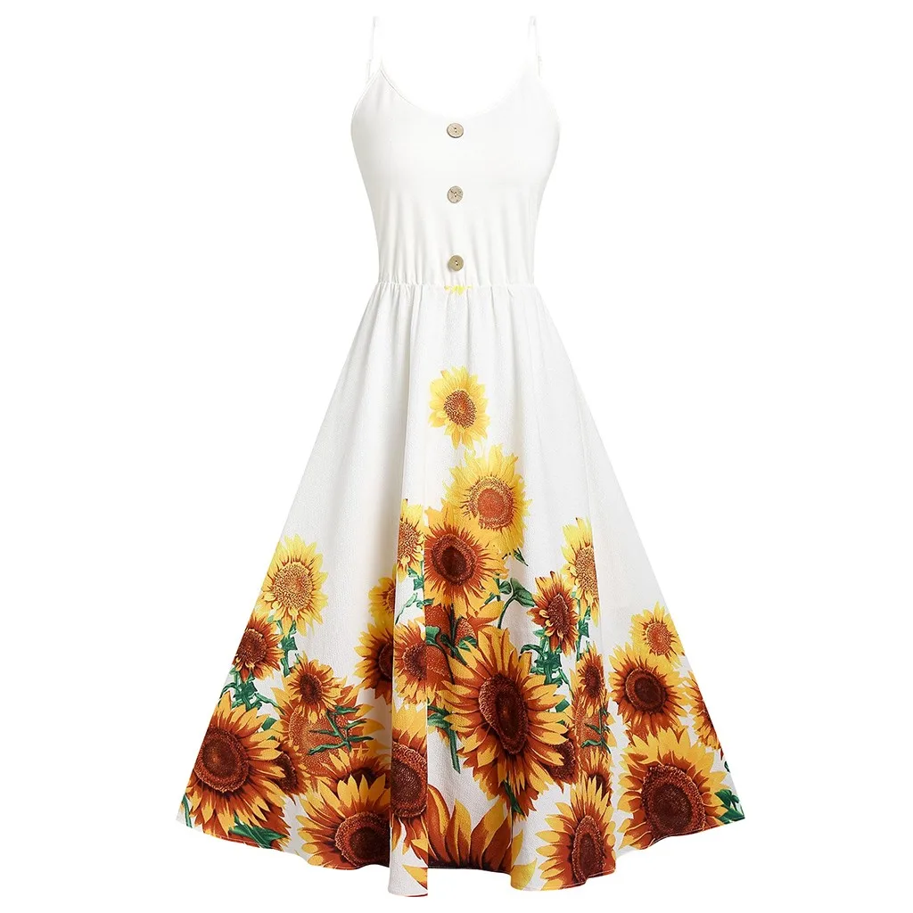Plus Size Women Off Shoulder Summer Dress 2019 Sexy Casual Sunflower Printed Pocket Sleeveless Bohemian Dress Robe Femme
Plus Size Women Off Shoulder Summer Dress 2019 Sexy Casual Sunflower Printed Pocket Sleeveless Bohemian Dress Robe Femme