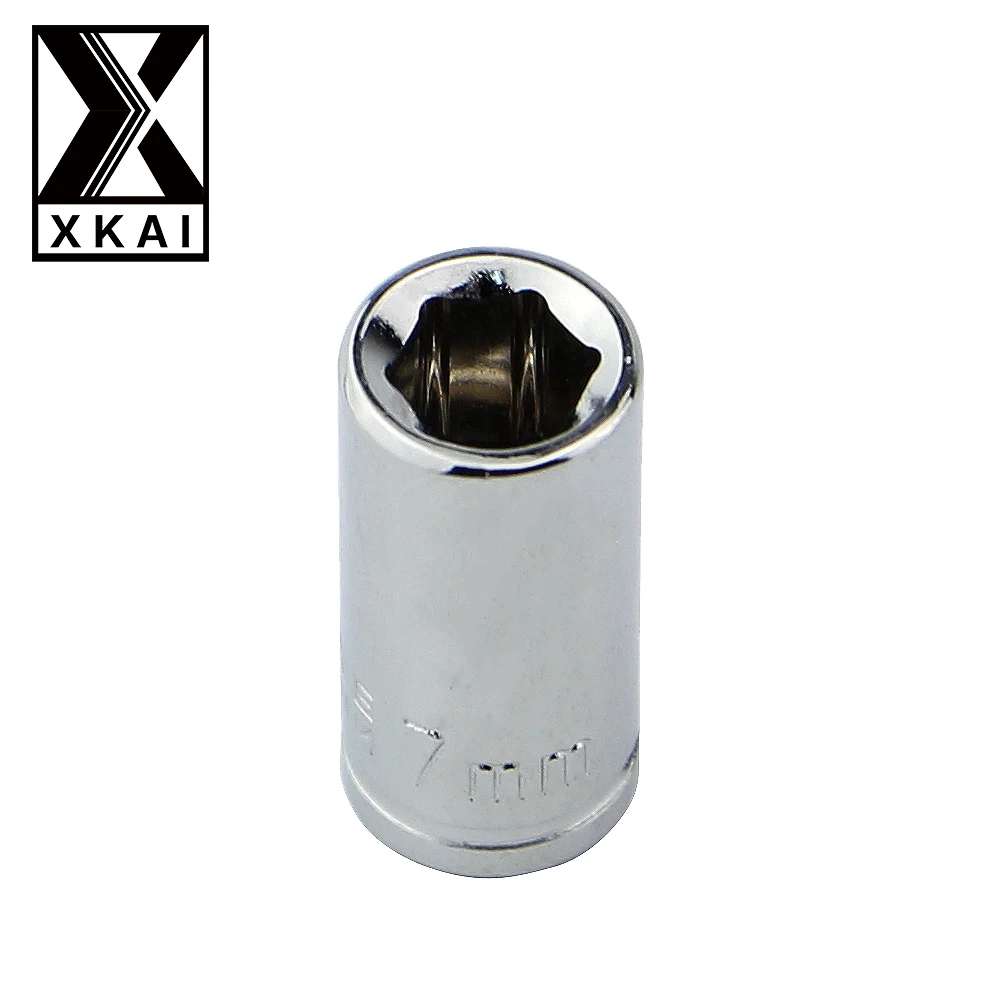 XKAI 1/4" 7mm Socket Wrench head metric socket set socket end kit bolt hexagon allen head torque wrench sleeve head
XKAI 1/4" 7mm Socket Wrench head metric socket set socket end kit bolt hexagon allen head torque wrench sleeve head