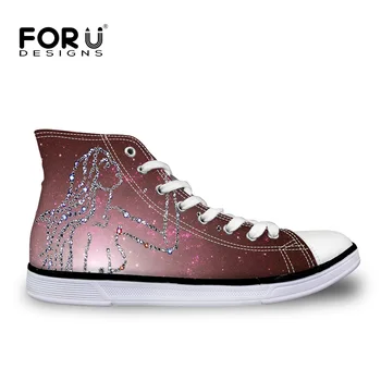 FORUDESIGNS Galaxy Pattern Women High Top Vulcanize Shoes 3D Space Star Women's Leisure Canvas Shoes for Female Lace-up Shoes
FORUDESIGNS Galaxy Pattern Women High Top Vulcanize Shoes 3D Space Star Women's Leisure Canvas Shoes for Female Lace-up Shoes
