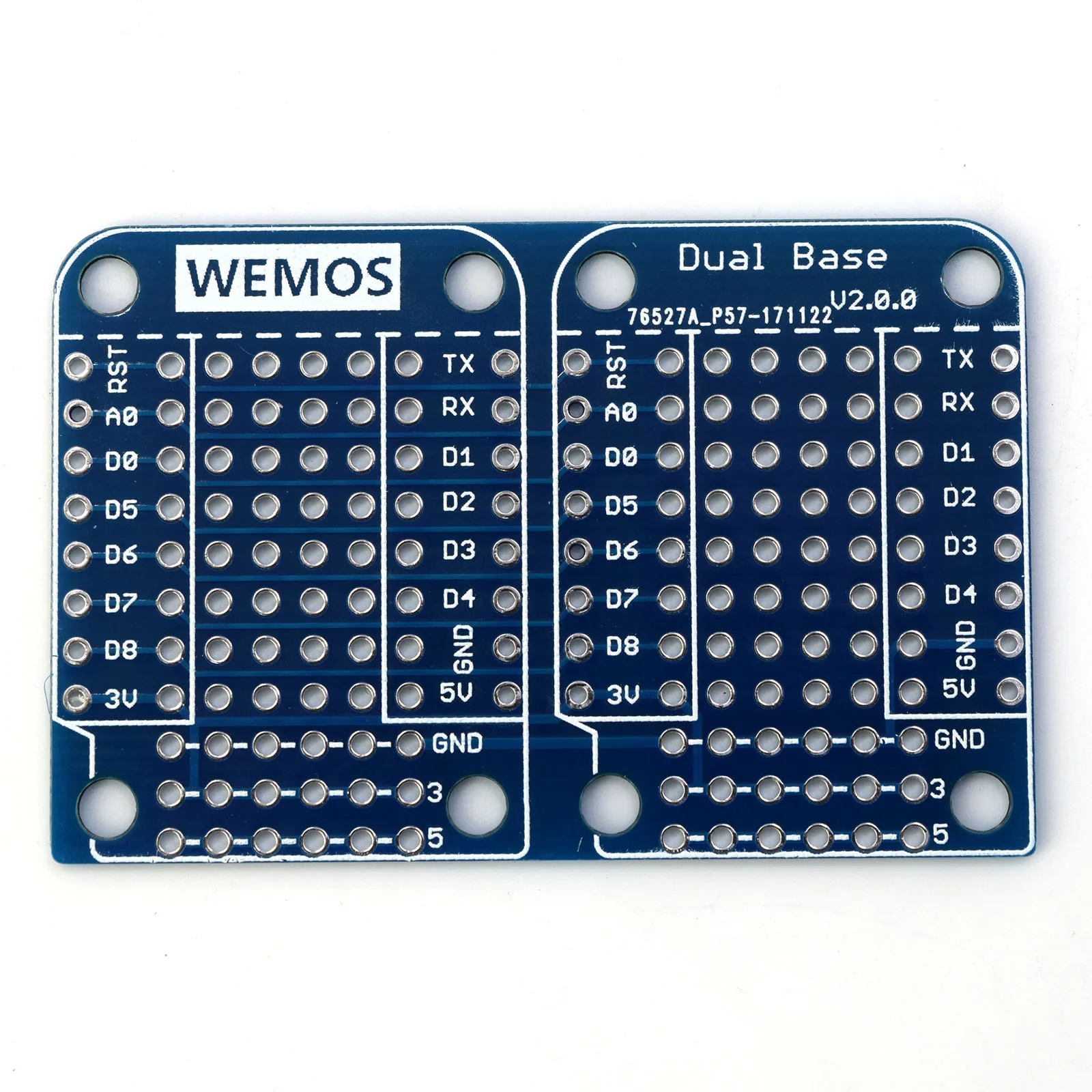 Двойное основание V2.0.0 для LOLIN (WEMOS) D1 mini|d1 h 264 dvr|base oils for lubricantsbase coat |