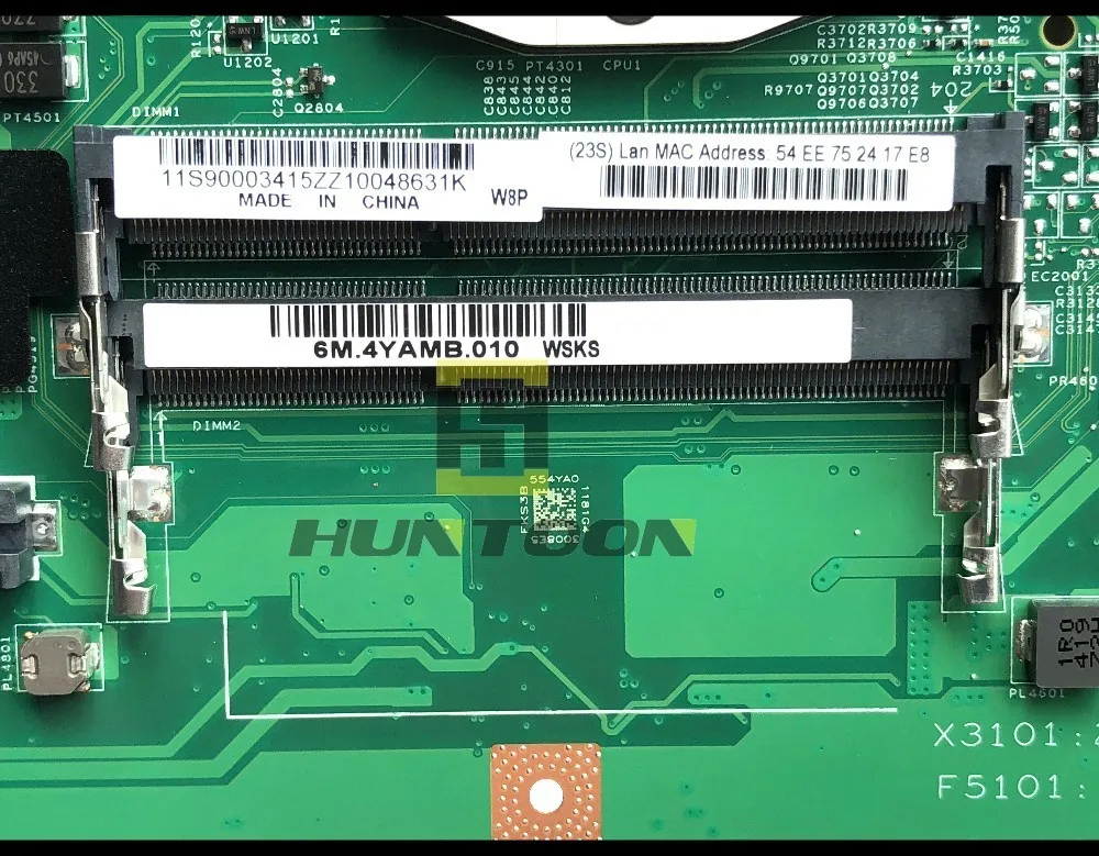 Материнская плата для ноутбука Lenovo B580 V580C B590 48.4TE05.011 90003415 GeForce 720M 1 ГБ HM77 100%