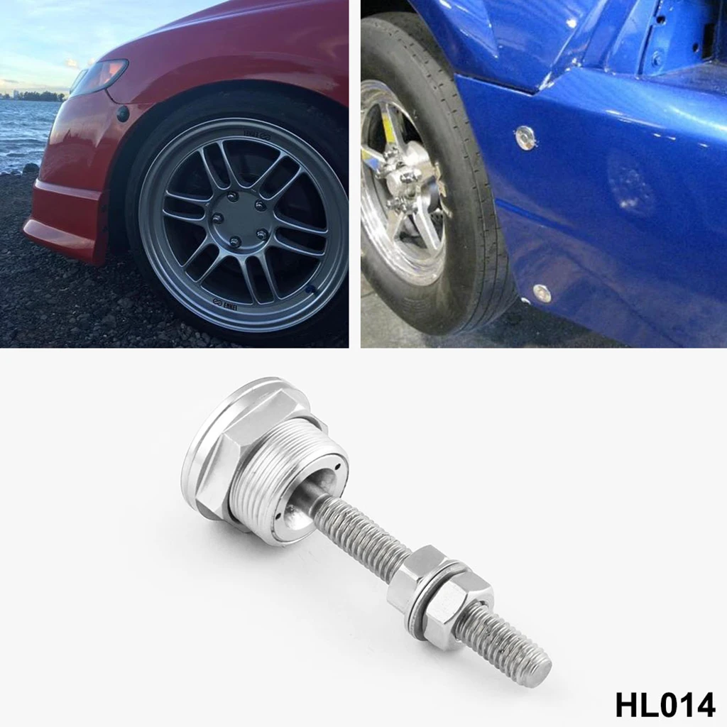 High Performance Push Button Quick Release Bonnet Hood Pins Lock Latch Brand New Multi-Purpose Push Button Release Latches