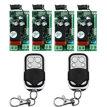 AK-RK01S-220-J High Quality 4x AC 220V RF Wireless Switch Relay Receiver 2x 1CH Remote Controllers
AK-RK01S-220-J High Quality 4x AC 220V RF Wireless Switch Relay Receiver 2x 1CH Remote Controllers