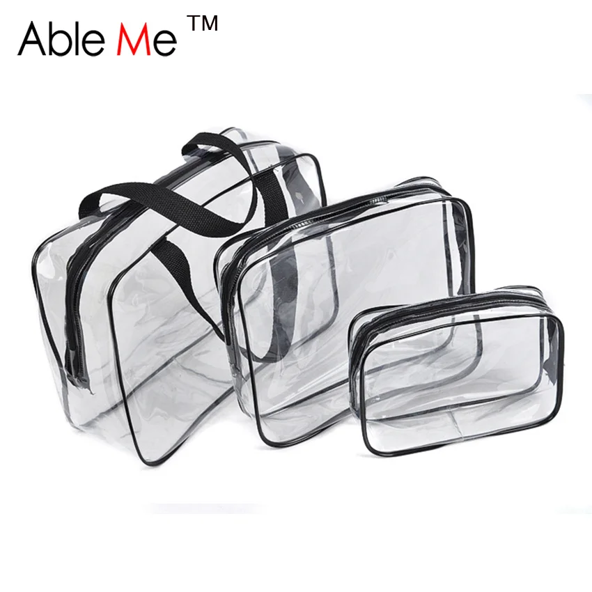 Waterproof And Dust-Proof Cosmetic Bag For Women And Man Toilet Wash And Make Up 3 Piece A Set PVC Cosmetic Case Bag
Waterproof And Dust-Proof Cosmetic Bag For Women And Man Toilet Wash And Make Up 3 Piece A Set PVC Cosmetic Case Bag