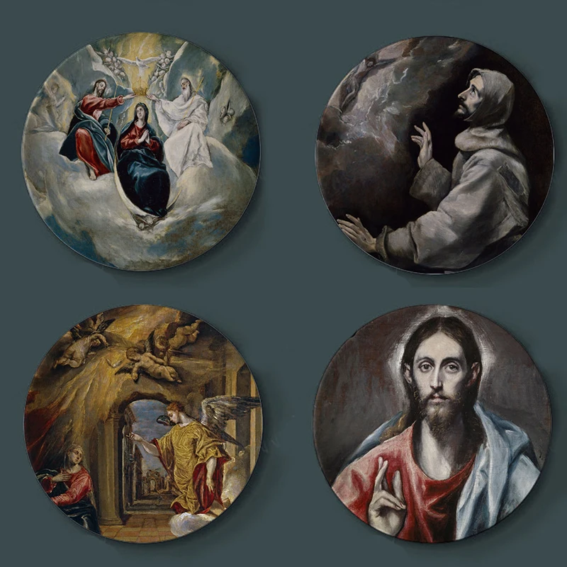 El Greco Priest Decorative Plate Madonna Jesus Church Decorative Dish Home Wall Sticker Plate Spanish Renaissance Painting Plate
El Greco Priest Decorative Plate Madonna Jesus Church Decorative Dish Home Wall Sticker Plate Spanish Renaissance Painting Plate