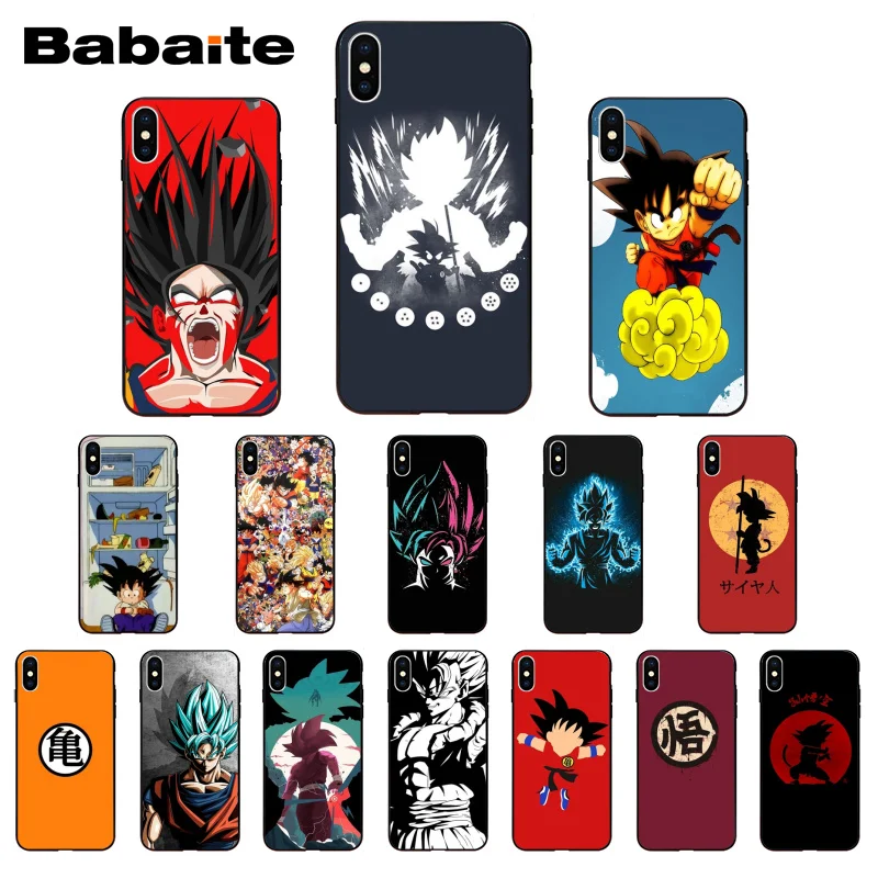 Babaite Dragon Ball Black Soft Shell Phone Cover for iPhone X XS XR XSMax 6 6S 7 7plus 8 8Plus Xs 5 5s SE 5c11 11pro 11promax
Babaite Dragon Ball Black Soft Shell Phone Cover for iPhone X XS XR XSMax 6 6S 7 7plus 8 8Plus Xs 5 5s SE 5c11 11pro 11promax