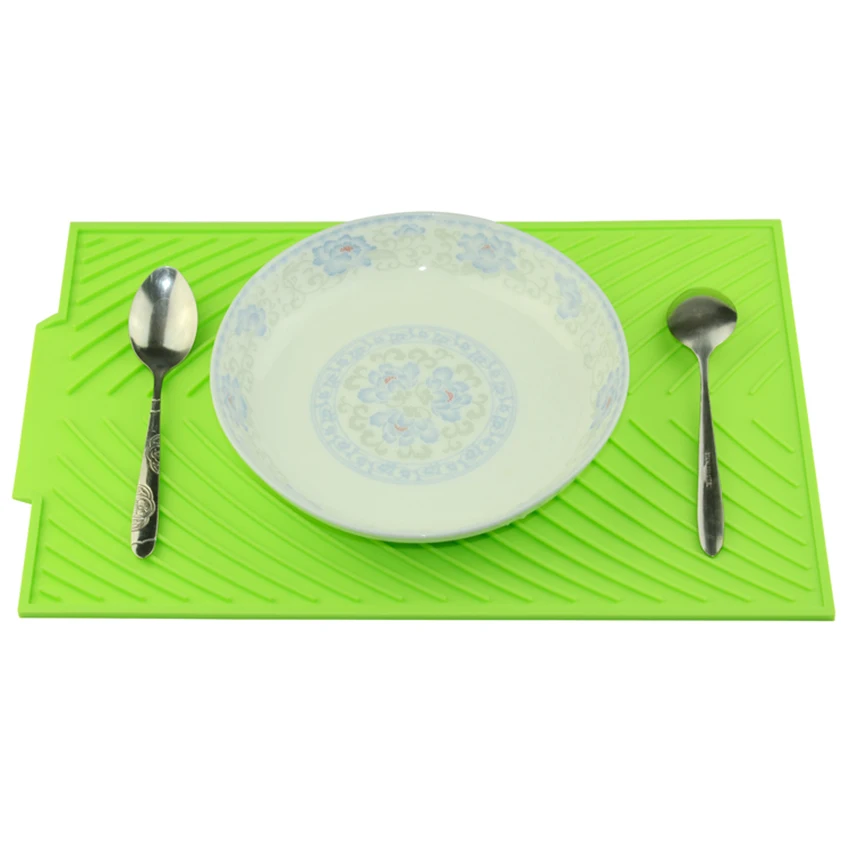 Dinnerware Table Mat Premium Heat Resistant Tableware Dishwaser Durable Cushion Placemat Silicone Rectangle Dish Drying Pad
Dinnerware Table Mat Premium Heat Resistant Tableware Dishwaser Durable Cushion Placemat Silicone Rectangle Dish Drying Pad