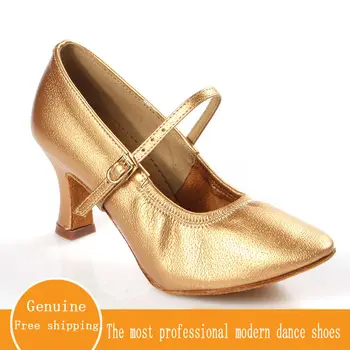Ballroom Dancing Shoes Genuine Leather Ladies Aerobics Shoes Sports Adult Brown High Quality Modern Women Dancing Sneaker BD 125
Ballroom Dancing Shoes Genuine Leather Ladies Aerobics Shoes Sports Adult Brown High Quality Modern Women Dancing Sneaker BD 125