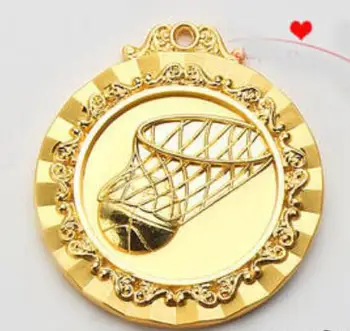 

6.5*0.4CM Zinc Alloy Basketball competition medal Fans Memorial Medals Promotional Souvenir Gifts
