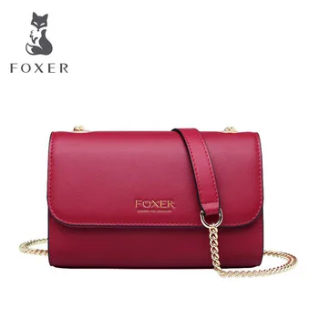 FOXER 2020 New women Leather bag handbags designer bag leather handbags fashion Chain small bag women leather shoulder bag
FOXER 2020 New women Leather bag handbags designer bag leather handbags fashion Chain small bag women leather shoulder bag