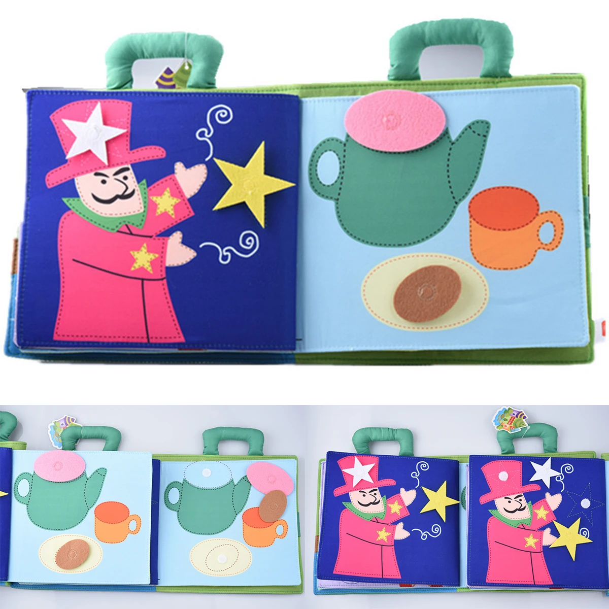 DIY My First Cloth Book Infant Baby Felt Quiet Cloth Books Early Learning Educational Felt Material Development Book
DIY My First Cloth Book Infant Baby Felt Quiet Cloth Books Early Learning Educational Felt Material Development Book