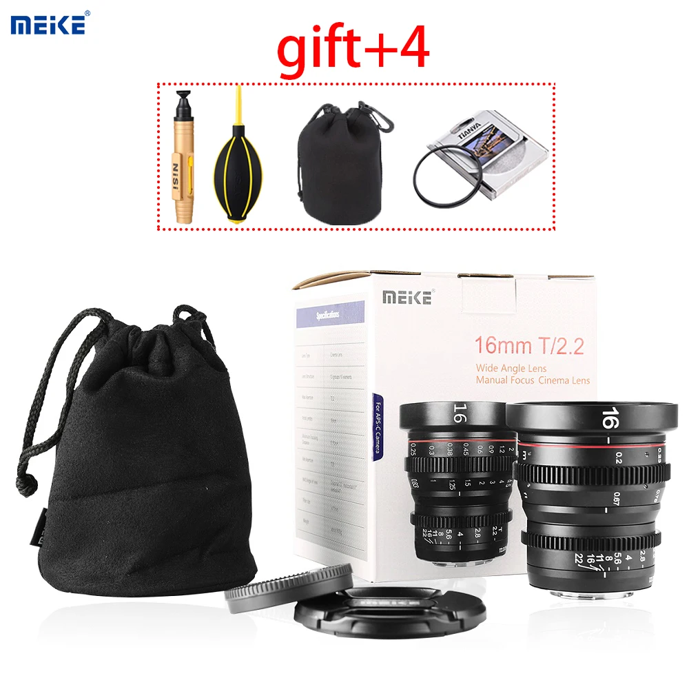 Meike 16mm T2.2 Manual Focus Aspherical Portrait Lens for Olympus Panasonic Lumix MFT M4/3 G9 GH1 GH2 GH3 G6 E-P5 Mount lente
Meike 16mm T2.2 Manual Focus Aspherical Portrait Lens for Olympus Panasonic Lumix MFT M4/3 G9 GH1 GH2 GH3 G6 E-P5 Mount lente