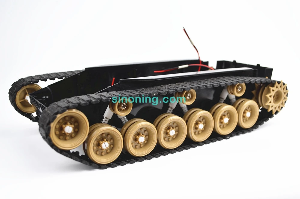 Damping balance Tank Robot Chassis Platform high power Remote Control DIY crawle shock absorption SINONING for Arduino 
Damping balance Tank Robot Chassis Platform high power Remote Control DIY crawle shock absorption SINONING for Arduino