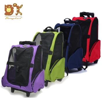 DannyKal Pet Dual-use Double Wheel Trolley Bag Carrier Dog Cat Travel Out Bag Shoulder Backpack Multi-purpose Fashion Roller
DannyKal Pet Dual-use Double Wheel Trolley Bag Carrier Dog Cat Travel Out Bag Shoulder Backpack Multi-purpose Fashion Roller