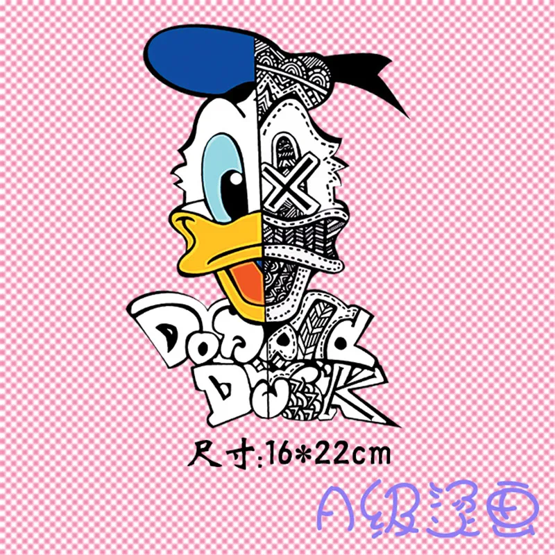 Donald Duck Heat Transfer Clothes Sticky PET Material Large Washable Powder Pasta Iron on Patches DIY for clothing BJ308
Donald Duck Heat Transfer Clothes Sticky PET Material Large Washable Powder Pasta Iron on Patches DIY for clothing BJ308