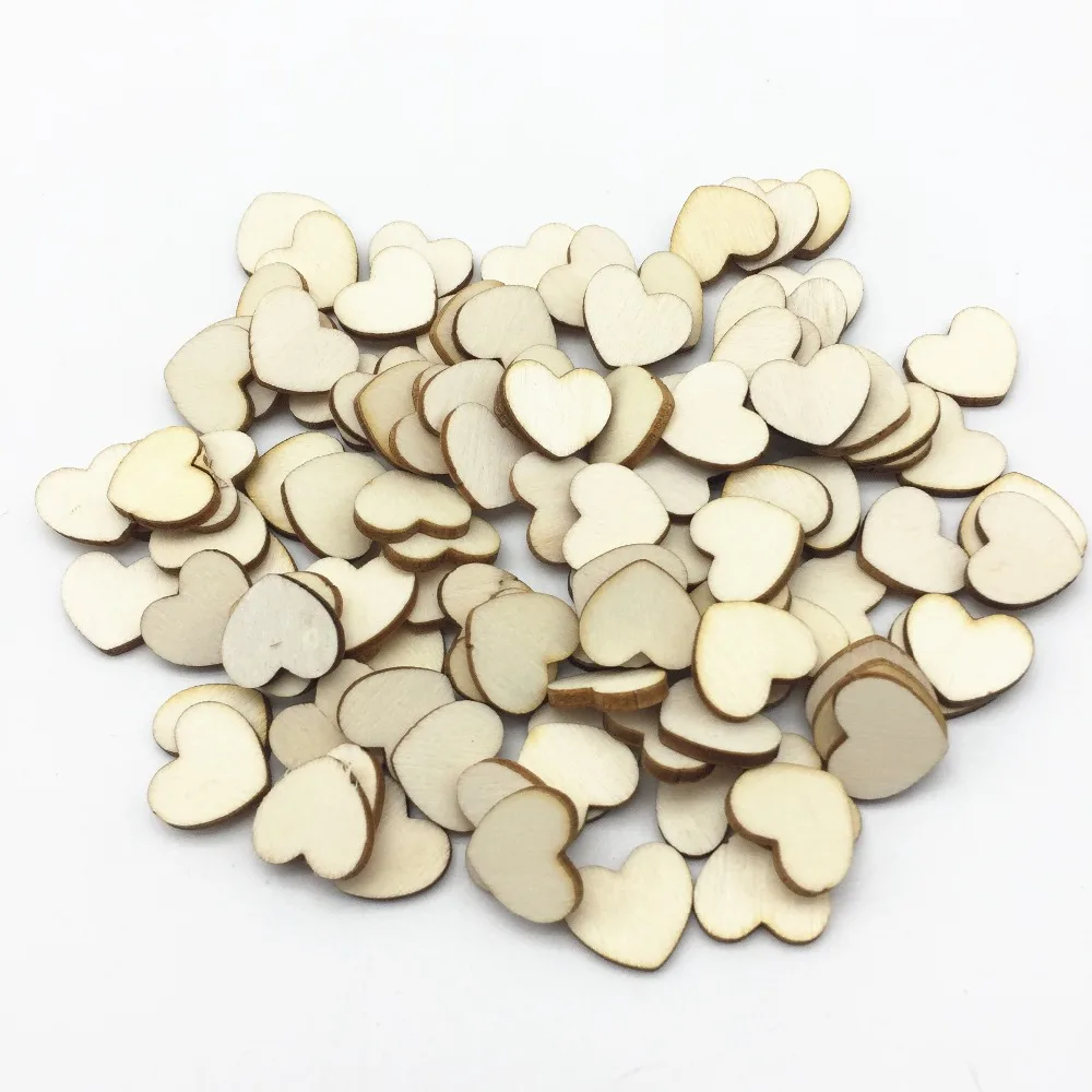 100pcs 15X13mm Blank Wood Heart Slices Shabby Chic Wedding DIY Scatter Craft Toppers Natural Chips Cardmaking Scrapbook Confetti
100pcs 15X13mm Blank Wood Heart Slices Shabby Chic Wedding DIY Scatter Craft Toppers Natural Chips Cardmaking Scrapbook Confetti