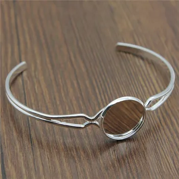 Silver Color Fit 12mm 14mm 16mm Glass Cabochon Adjustable Bangle Base Blank Findings Tray Bezel Jewelry Accessories 2pcs/Lot
Silver Color Fit 12mm 14mm 16mm Glass Cabochon Adjustable Bangle Base Blank Findings Tray Bezel Jewelry Accessories 2pcs/Lot