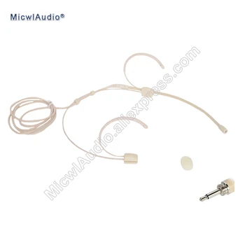 Pro Dual Earhook Headset Microphone Omidirectional Condenser Headworn 3.5mm External Screw Lock Plug Connector Beige Separable
Pro Dual Earhook Headset Microphone Omidirectional Condenser Headworn 3.5mm External Screw Lock Plug Connector Beige Separable