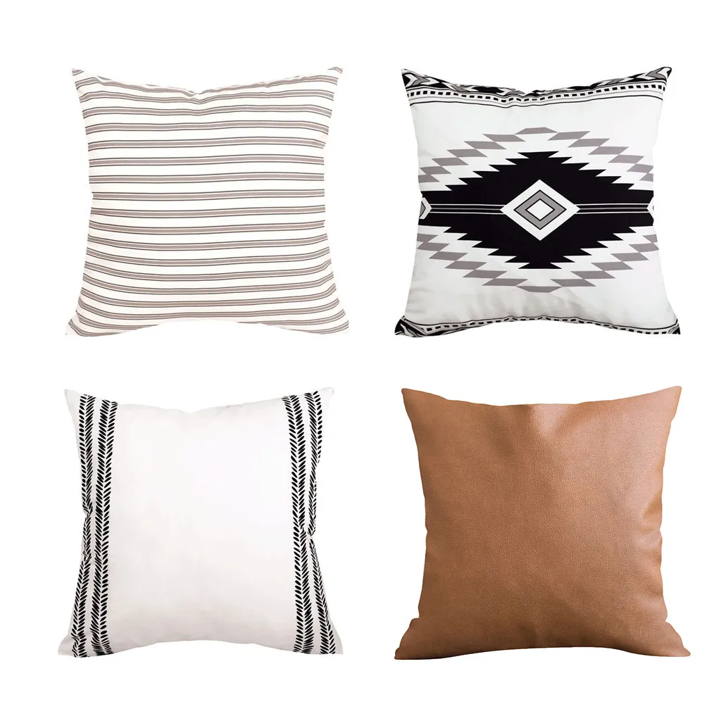 Gacsidy Store dakimakura 4PC Geometric Flax Leather European Style Mixed pillow case cover 45x45 Pillow Case
Gacsidy Store dakimakura 4PC Geometric Flax Leather European Style Mixed pillow case cover 45x45 Pillow Case