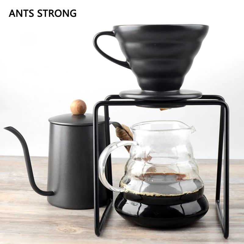 ANTS STRONG 1set geometry coffee dripper stand/household V60 drip filter holder metal filter cup holder set
ANTS STRONG 1set geometry coffee dripper stand/household V60 drip filter holder metal filter cup holder set