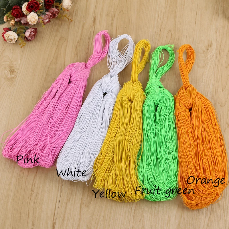 1mm Colorful High-Elastic Bands Line Rope Jewelry Bracelets Beads Making Garment Tag DIY Crafts Supply Accessories 5meters
1mm Colorful High-Elastic Bands Line Rope Jewelry Bracelets Beads Making Garment Tag DIY Crafts Supply Accessories 5meters