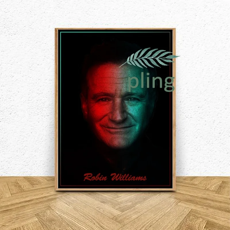 Robin Williams Art Canvas Poster Wall Paint Decor 24x36inch | Дом и сад