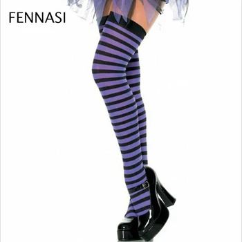 FENNASI Lady Sexy Solid Color Stripes Elastic Stockings Thigh High Over Knee Cotton Stockings for Girls Warm Long Stocking
FENNASI Lady Sexy Solid Color Stripes Elastic Stockings Thigh High Over Knee Cotton Stockings for Girls Warm Long Stocking