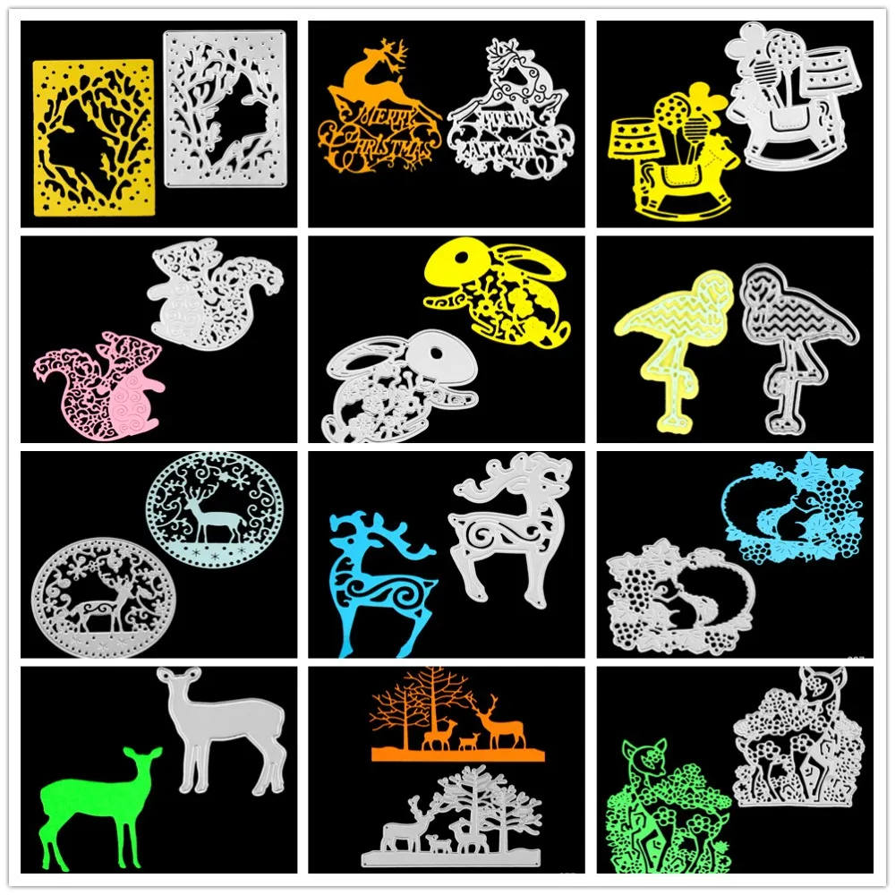 DIY Animals Decoration cutting dies stencils embossing card for scrapbooking card album decorative metal crafts.
DIY Animals Decoration cutting dies stencils embossing card for scrapbooking card album decorative metal crafts.