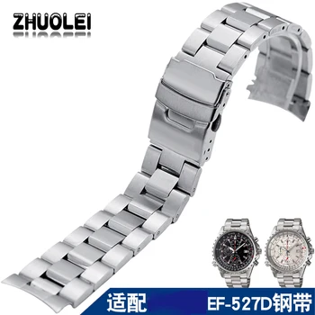 Zhuolei 22mm Watch band strap For EF-527 Solid stainless steel Watch bands Bracelet Watch accessories Silver Strap
Zhuolei 22mm Watch band strap For EF-527 Solid stainless steel Watch bands Bracelet Watch accessories Silver Strap