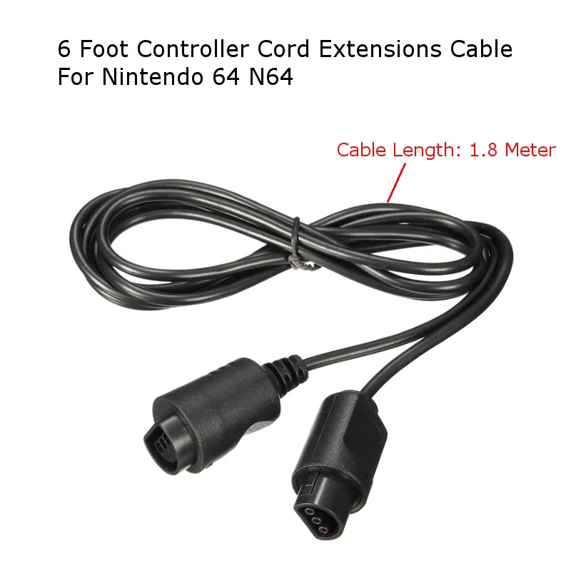 200pcs wholesaler 1.8M 6ft Extension Cable Cords Leads For Nintendo N64 Controller Control Pad Game Consoles lowest price
200pcs wholesaler 1.8M 6ft Extension Cable Cords Leads For Nintendo N64 Controller Control Pad Game Consoles lowest price