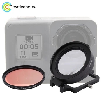 58mm 16X Macro Lens + Red Diving Lens Filter with Lens Cover+Lens Filter Ring Adapter+String+Cleaning Cloth for GoPro HERO 5/ 6
58mm 16X Macro Lens + Red Diving Lens Filter with Lens Cover+Lens Filter Ring Adapter+String+Cleaning Cloth for GoPro HERO 5/ 6