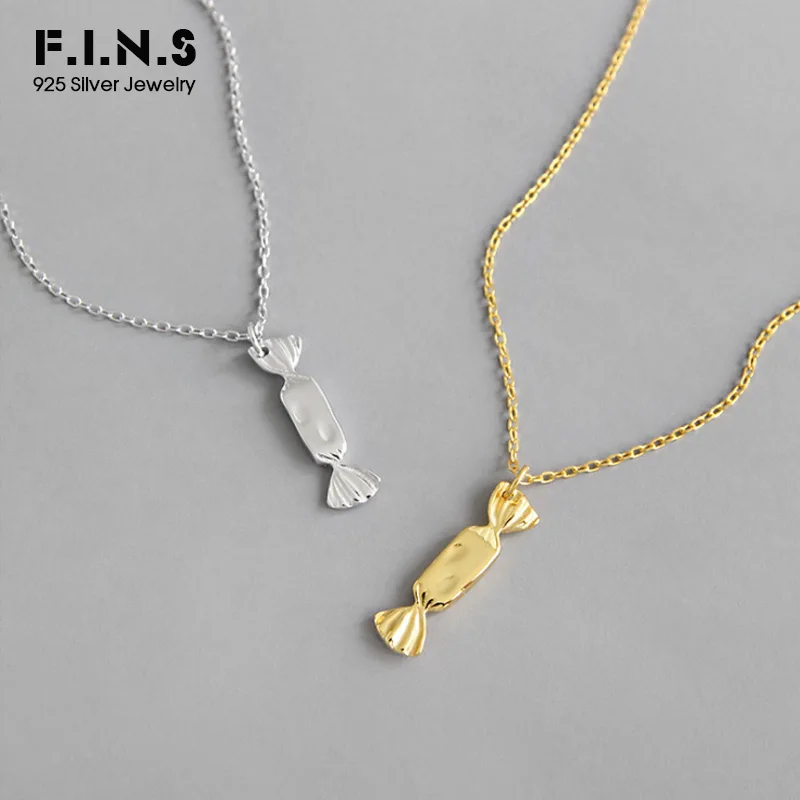 F.I.N.S Chic S925 Sterling Silver Necklace INS Style Unique Candy Female Necklace Gold Silver Clavicle Chain Pendants for Women 
F.I.N.S Chic S925 Sterling Silver Necklace INS Style Unique Candy Female Necklace Gold Silver Clavicle Chain Pendants for Women