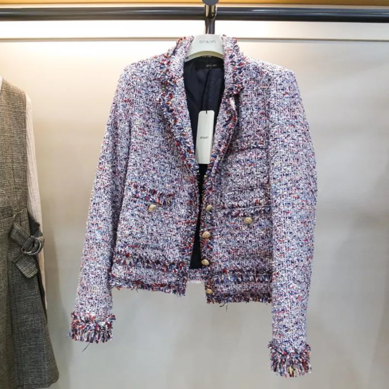 ZAWFL High Quality Winter Plaid Tweed Short Suit Jacket Abrigos Mujer Invierno 2019 Long Sleeve Women's Wool Coat
ZAWFL High Quality Winter Plaid Tweed Short Suit Jacket Abrigos Mujer Invierno 2019 Long Sleeve Women's Wool Coat