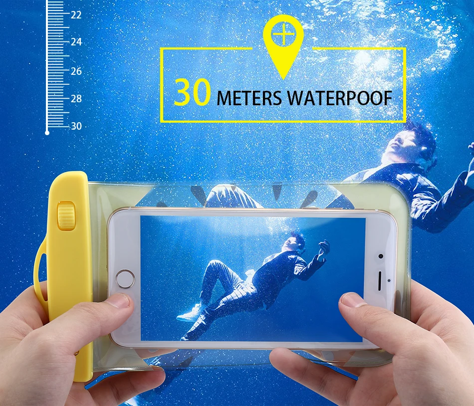 KISSCASE Waterproof Case For iPhone 6 7 Plus Samsung S7 S8 Huawei P8 P9 P10 Lite Redmi 4x Cases Silicon Summer Phone Bags Cover (4)