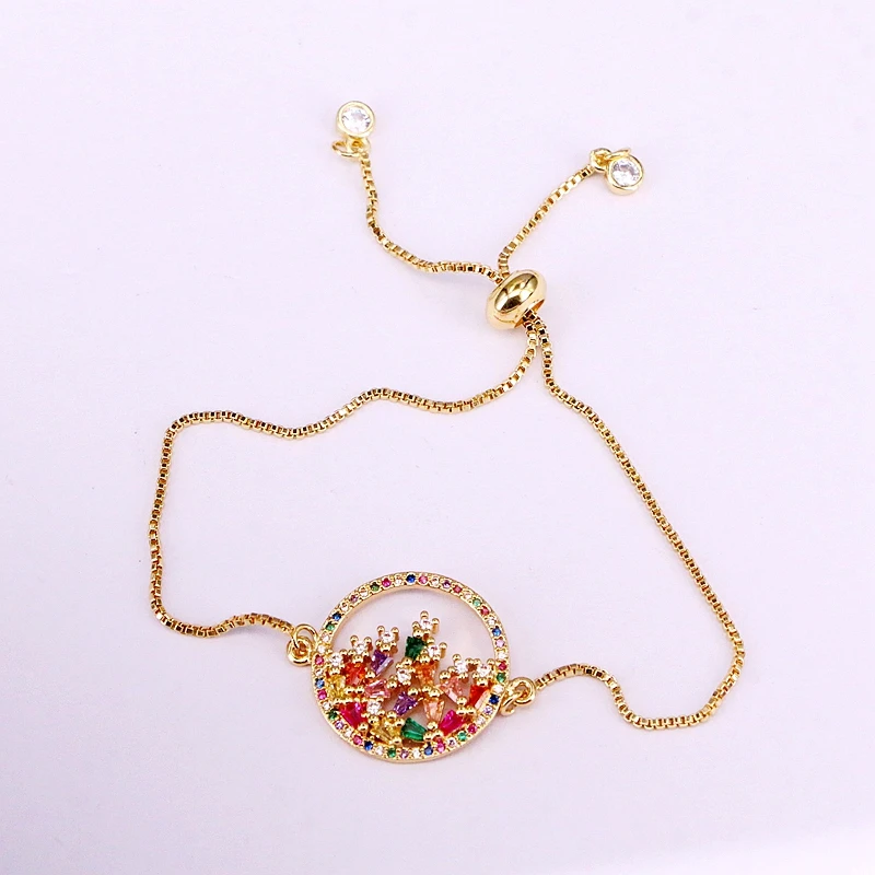 3PCS, Crystal Simple Jewelry Bracelets CZ Micro Pave Copper Chain Rainbow Zirconia bracelets
3PCS, Crystal Simple Jewelry Bracelets CZ Micro Pave Copper Chain Rainbow Zirconia bracelets
