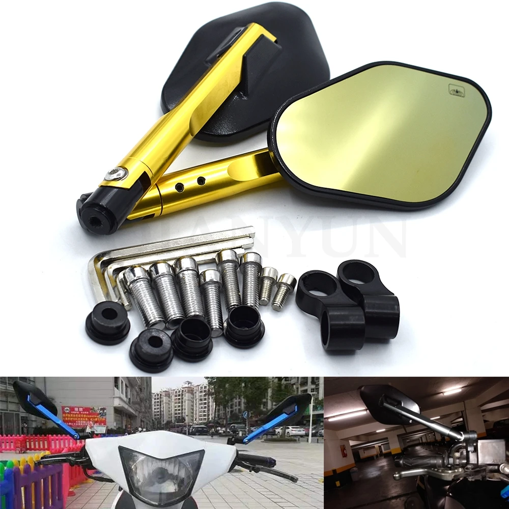 New universal motorcycle 8mm 10mm CNC aluminum motorcbike rearview mirror For Honda CBR1100XX VFR800 ST1300 ST1300A CBR250R
New universal motorcycle 8mm 10mm CNC aluminum motorcbike rearview mirror For Honda CBR1100XX VFR800 ST1300 ST1300A CBR250R