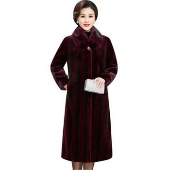 Winter Coat Women Mink Fur Long Thick Warm Faux Fur Jacket Korean Female Jacket Fashion Loose Women Plus Size Fake Fur Coat 3XL
Winter Coat Women Mink Fur Long Thick Warm Faux Fur Jacket Korean Female Jacket Fashion Loose Women Plus Size Fake Fur Coat 3XL