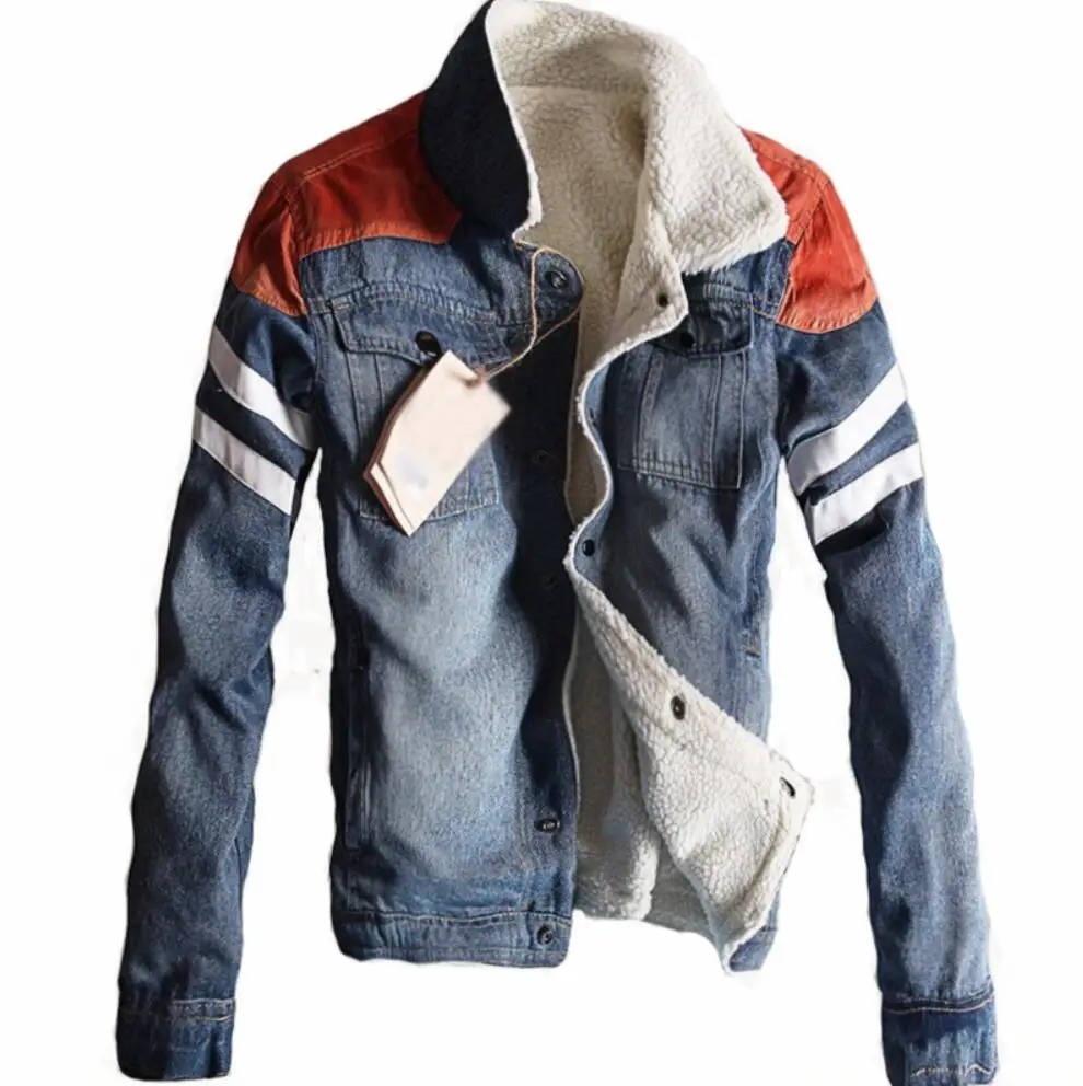 2019 winter Jacket men lambskin thick section youth jacket Korean version of the cotton student denim coat fashion casual M-3XL
2019 winter Jacket men lambskin thick section youth jacket Korean version of the cotton student denim coat fashion casual M-3XL