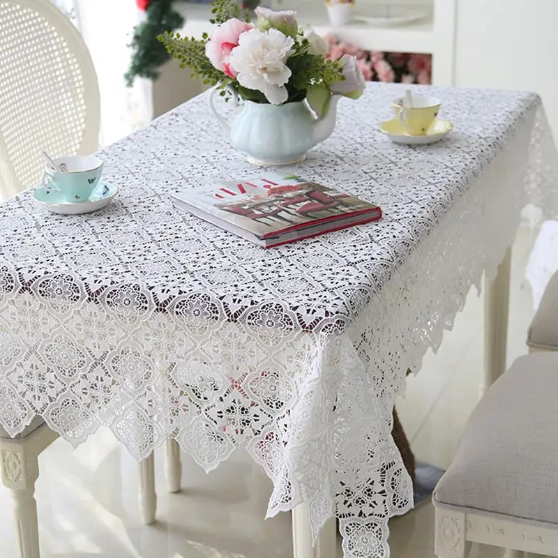 White Korean Lace tablecloth hollowed-out Table mat Piano Desk Bed Mats Cover home dinner Use Dec beauty wholesale FG612
White Korean Lace tablecloth hollowed-out Table mat Piano Desk Bed Mats Cover home dinner Use Dec beauty wholesale FG612