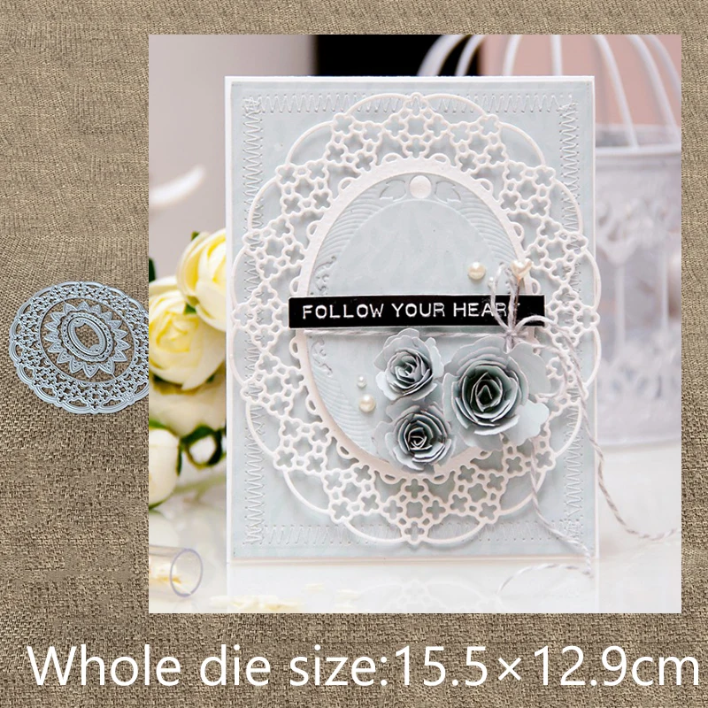 New Design Craft Metal Cutting Die die cut 4pcs flower oval frame decoration scrapbook Album Paper Card Craft Embossing die cuts
New Design Craft Metal Cutting Die die cut 4pcs flower oval frame decoration scrapbook Album Paper Card Craft Embossing die cuts
