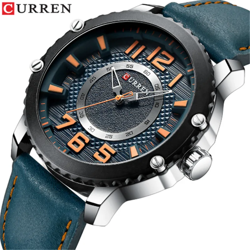 CURREN Top Luxury Brand Men Watches Fashion Casual Leather Strap Quartz Wristwatch Waterproof Military Relogio Masculino 8341
CURREN Top Luxury Brand Men Watches Fashion Casual Leather Strap Quartz Wristwatch Waterproof Military Relogio Masculino 8341