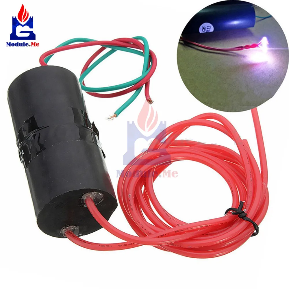 New 500KV 500000V Boost Step Up High-Voltage Generator Ignition Coil Pulse Power Module Igniter DC 6V-12V High Voltage Generator
New 500KV 500000V Boost Step Up High-Voltage Generator Ignition Coil Pulse Power Module Igniter DC 6V-12V High Voltage Generator