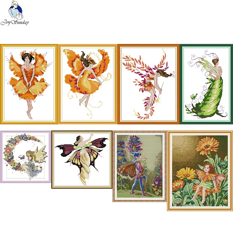 Butterfly Fairy Series Patterns Counted Cross Stitch Kits Sale Printed On Canvas for Embroidery Thread Set Home Decor Needlework
Butterfly Fairy Series Patterns Counted Cross Stitch Kits Sale Printed On Canvas for Embroidery Thread Set Home Decor Needlework