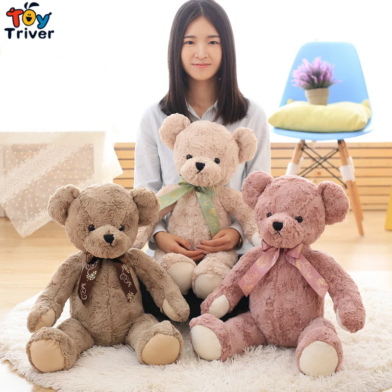65cm Quality Retro Teddy Bear with Ribbon Plush Toy Stuffed Animal Doll Baby Kids Children Birthday Wedding Gift Home Decor
65cm Quality Retro Teddy Bear with Ribbon Plush Toy Stuffed Animal Doll Baby Kids Children Birthday Wedding Gift Home Decor
