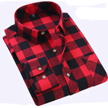 Men Plaid Shirt 2019 Spring Autumn Casual Long Sleeve Shirt Fashion Streetwear Camisa Masculina Slim Male Shirts Dropshipping
Men Plaid Shirt 2019 Spring Autumn Casual Long Sleeve Shirt Fashion Streetwear Camisa Masculina Slim Male Shirts Dropshipping