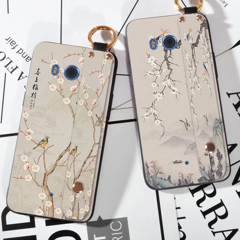 3D Embossed Flowers Case For HTC U11 / U11 Plus Hand Cover Wrist Strap Cases For HTC U ultra / Ocean Note Capa Stand Coque
3D Embossed Flowers Case For HTC U11 / U11 Plus Hand Cover Wrist Strap Cases For HTC U ultra / Ocean Note Capa Stand Coque