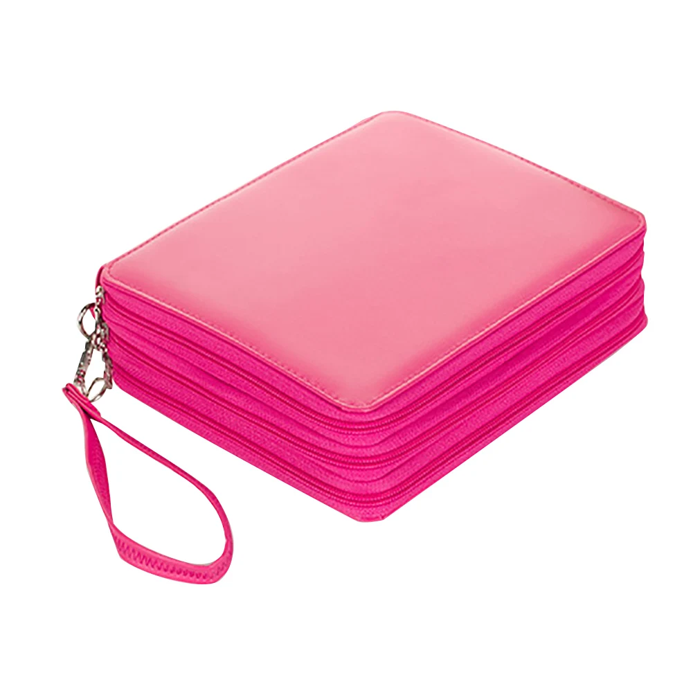 168 Slots Multifunctional PU Leather Solid Storage Office Pen Bag Gift Oraganizer Pencil Case With Zipper Sketch School Supplies
168 Slots Multifunctional PU Leather Solid Storage Office Pen Bag Gift Oraganizer Pencil Case With Zipper Sketch School Supplies